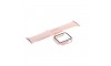 Θήκη Προστασίας με Tempered Glass & Λουράκι Σιλικόνης για Apple Watch 40mm (Pink Sand) 