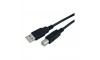 Καλώδιο Powertech CAB-U016 USB Male σε USB-B Male 1.5m (Μαύρο)