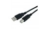 Καλώδιο Powertech CAB-UO52 USB2.0 σε USB Type B 5m (Μαύρο)