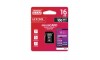 Goodram microSD 16GB UHS-I with adapter (Μάυρο) (Design) 