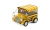 Μεταλλικό Διακοσμητικό Shool Bus (Κίτρινο)