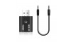 Αντάπτορας USB Bluetooth 2 in 1 Transmitter & Receiver με Καλώδιο Jack to Jack YET-TR6 (Μαύρο)