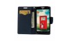 Θήκη MyMobi Fancy Book Flip Cover για Huawei Honor 6A (Κόκκινο - Μπλε)