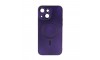 Θήκη Magnetic Matt Back Cover με Προστασία Κάμερας για iPhone 14 Plus (Purple) 