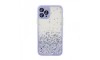Θήκη Σιλικόνης Bumper Glitter Back Cover με Προστασία Κάμερας για iPhone 13 (Μωβ)