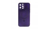 Θήκη Magnetic Matt Back Cover με Προστασία Κάμερας για iPhone 13 Pro (Purple)
