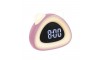 Ρολόι Ξυπνητήρι LED σε Σχήμα Γάτας (Ροζ)