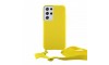 Θήκη OEM Σιλικόνης Matte Back Cover με Λουράκι για Samsung Galaxy A23 4G/ 5G (Canary Yellow) 