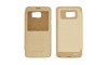 Θήκη WoW Bumper View Flip Cover για Samsung Galaxy S7 (Χρυσό)