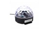 Led Crystal Magic Ball Light με Bluetooth (Μαύρο)