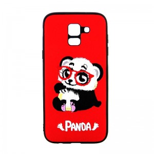 Θήκη MyMobi Cute Panda Back Cover για Samsung Galaxy A8 2018 (Design) 