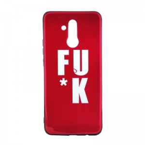 Θήκη MyMobi Red Fu*k Back Cover για Huawei Mate 20 Lite (Design)