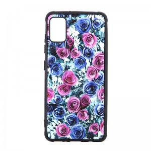 Θήκη Pink & Blue Roses Back Cover για Xiaomi Mi 10 Lite (Design) 