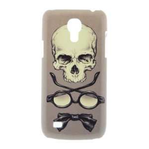 Θήκη Skull Glasses Papillon Back Cover για Samsung Galaxy S4 Mini (Design)