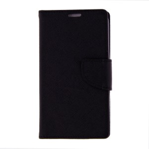 Θήκη Fancy Case Flip Cover για LG K8 (Μαύρο)