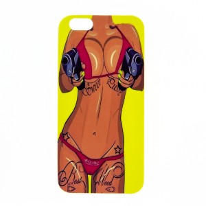 Θήκη Swimwear Guns Back Cover για iPhone 5/5S (Design)