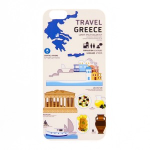 Edivia Back Cover Travel Greece για iPhone 6/6S (Design)