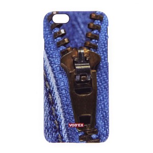 Θήκη Vodex Jeans Zipper για iPhone 6/6S (Design)