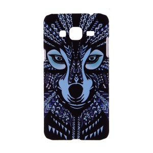 Θήκη Aztec Animal Wolf Back Cover για Samsung Galaxy J3 (Design)