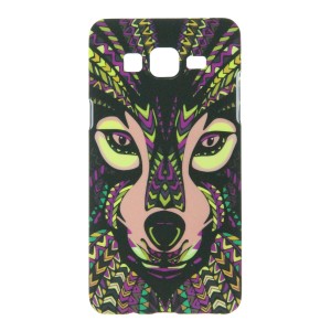Θήκη Aztec Animal Pink Wolf Back Cover για Samsung Galaxy J5 (Design)