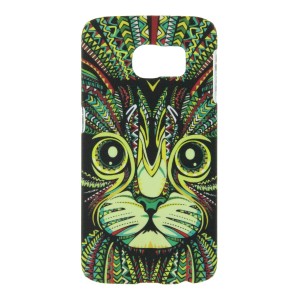 Θήκη Aztec Animal Cat Back Cover για Samsung Galaxy J7 (Design)