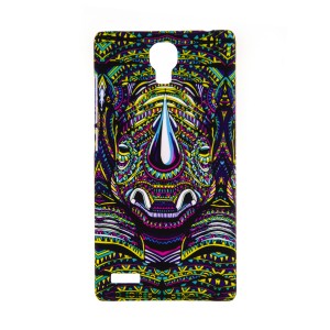 Θήκη Aztec Animal Rhinos Back Cover για Xiaomi Redmi Note (Design)