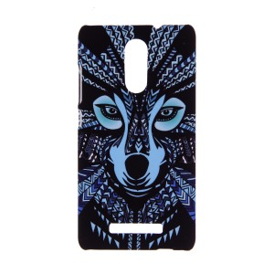 Θήκη Aztec Animal Wolf Back Cover για Xiaomi Redmi Note 3 (Design)
