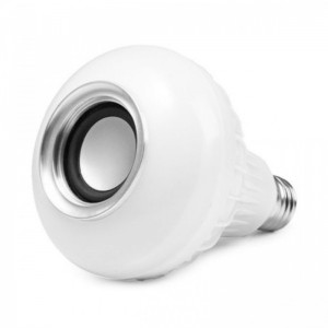 LED Music Bulb Bluetooth LY60 12W με τηλεχειριστήριο (Άσπρο)