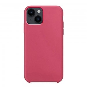 Θήκη OEM Silicone Back Cover για iPhone 14 Plus (Rose)