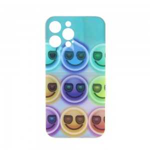 Θήκη Happy Faces Back Cover με Προστασία Κάμερας για iPhone 13 Pro (Design)