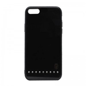 Θήκη Proda Glass Case With Swarovsk Back Cover για iPhone 8 (Μαύρο)