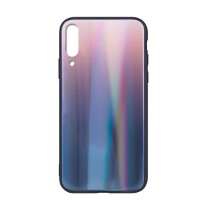 Θήκη MyMobi Aurora Glass Back Cover για Samsung Galaxy A40 (Μαύρο - Καφέ) 