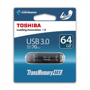 Usb Flash Toshiba TransMemory MX 64GB (Μαύρο) 