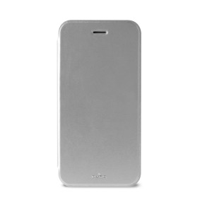 Θήκη Puro Flip Cover eco-Leather για iPhone 6 (Ασημί)