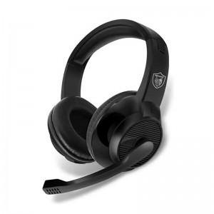 Gaming Ενσύρματα Headphones AKZ GM-001 με Μικρόφωνο (Μαύρο)