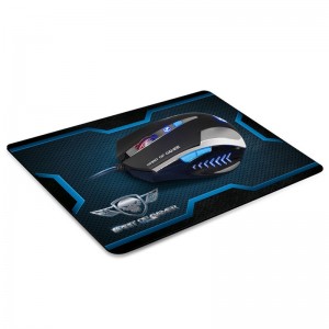 Gaming Ενσύρματο Ποντίκι Spirit Of Gamer με Mousepad PRO-M1 S-PG1S (Μαύρο-Μπλε)