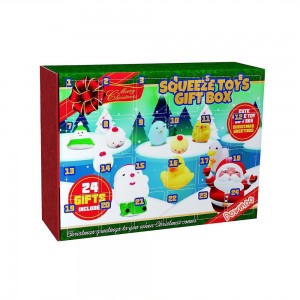 Christmas Advent Calendar με Squeeze Toys