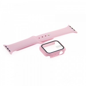 Θήκη Προστασίας με Tempered Glass & Λουράκι Σιλικόνης για Apple Watch 49mm