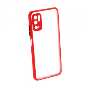 Θήκη Milky Case Back Cover με Προστασία Κάμερας για Xiaomi Redmi 9A (Κόκκινο)