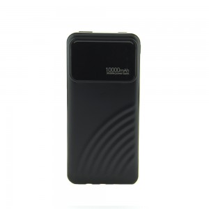 Powerbank G35 με Ενσωματωμένα Καλώδια Type-C, Lightning &USB-A 10000mAh