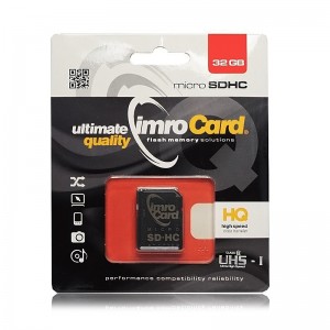 Imro microSDHC 32GB + Adaptor (Design)