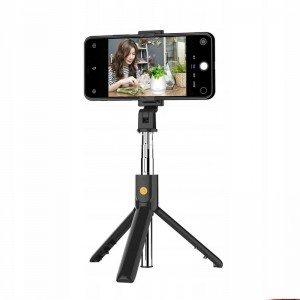 Τρίποδας και Selfie Stick Bluetooth K07 (Μαύρο) 