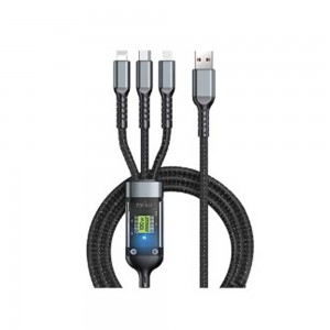 Καλώδιο Jokade JA047 3 in 1 USB-A to Micro USB, Type-C, Lightning 1.2m