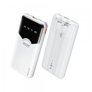 Power Bank WEKOME WP-59 10000mAh 22.5W Dual Fast Output (Άσπρο)