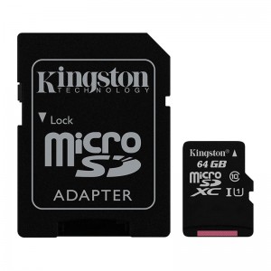 Kingston Canvas Select Plus microSDCS2 Class 10 64GB (Διαφανές) 