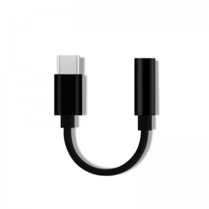 OEM Αντάπτορας USB Type-C σε 3.5 mm Jack Female (Μαύρο)