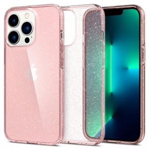 Θήκη Spigen Liquid Crystal Glitter Back Cover για iPhone 13 Pro (Rose Quartz) 