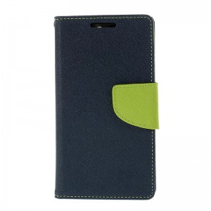 Θήκη MyMobi Fancy Book Flip Cover για Huawei P20 Lite (Μπλε - Πράσινο)