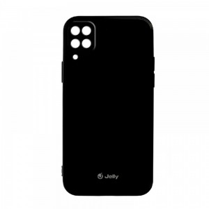 Θήκη Jelly Case Back Cover με Προστασία Κάμερας για Samsung Galaxy A12 (Μαύρο)
