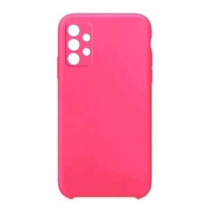Θήκη OEM Silicone Back Cover με Προστασία Κάμερας για Samsung Galaxy A13 (Hot Pink)